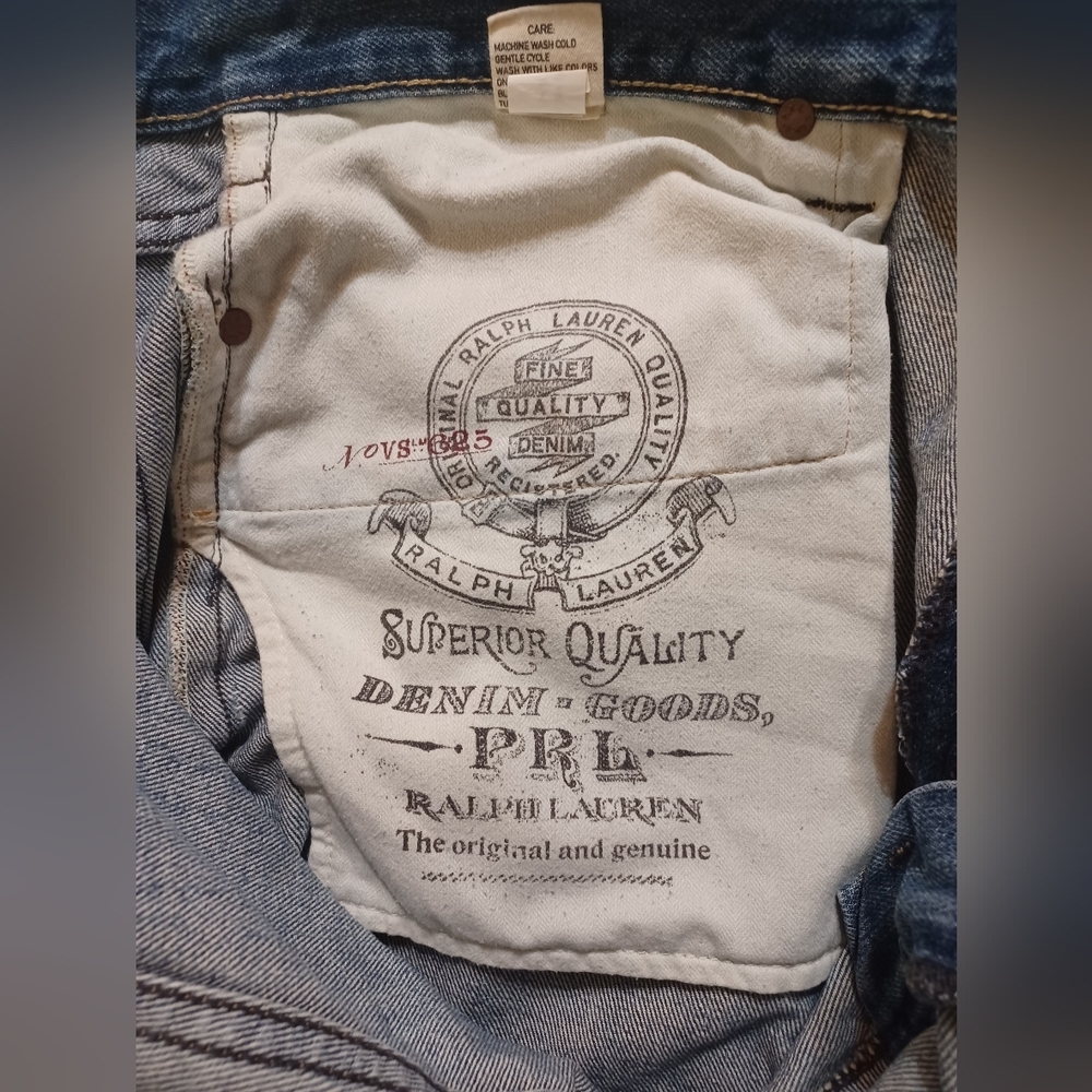 🍒 Polo Ralph Lauren Denim Jeans Mens #41381 - Picture 8 of 14